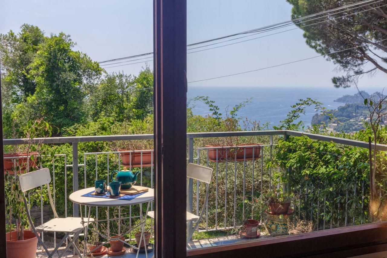 Casa Anna Sea View, Pool, Parking & Wifi Apartment Rapallo Luaran gambar