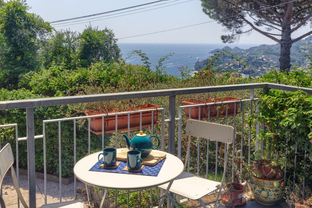 Casa Anna Sea View, Pool, Parking & Wifi Apartment Rapallo Luaran gambar